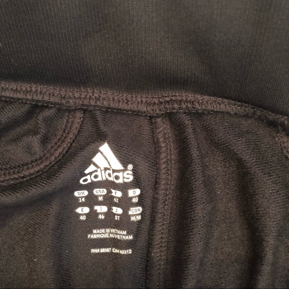 ADIDAS Womens Black & Pink Track Lounge stripe Pants Medium - Picture 8 of 10